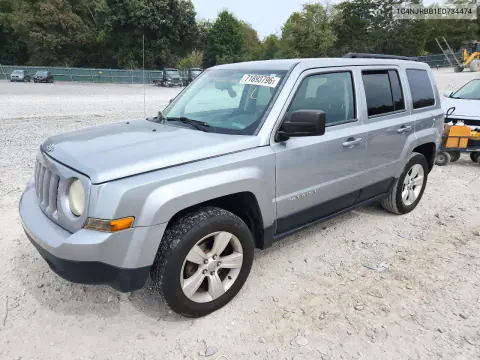 2014 Jeep Patriot Sport VIN 1C4NJRBB1ED734474 фото 1