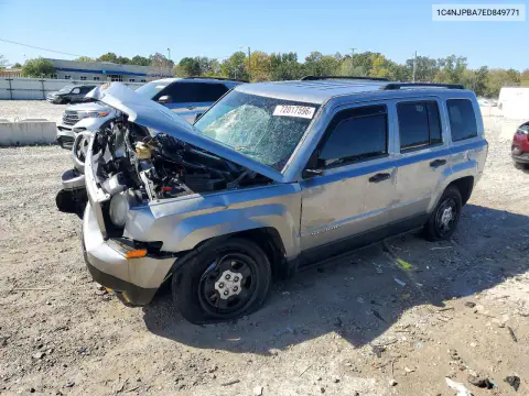 2014 Jeep Patriot Sport VIN 1C4NJPBA7ED849771 фото 1
