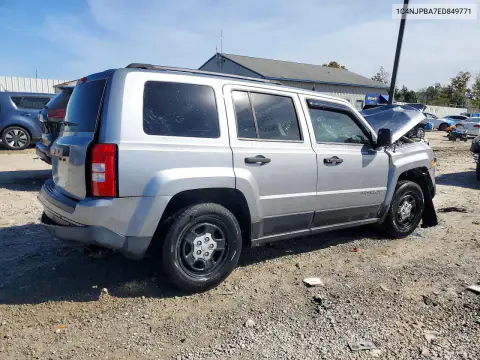 2014 Jeep Patriot Sport VIN 1C4NJPBA7ED849771 фото 3