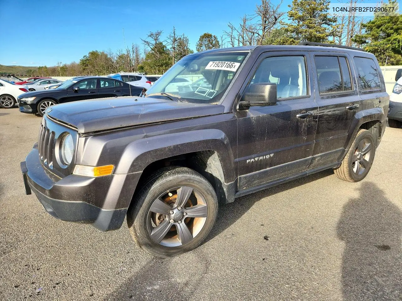 2015 Jeep Patriot Latitude VIN 1C4NJRFB2FD290677 фото 1