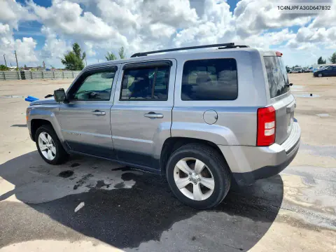 2016 Jeep Patriot Latitude VIN 1C4NJPFA3GD647832 фото 2