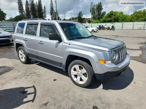2016 Jeep Patriot Latitude VIN 1C4NJPFA3GD647832 фото 4