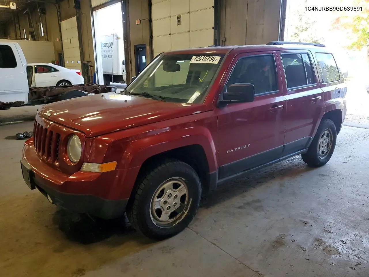 2016 Jeep Patriot Sport VIN 1C4NJRBB9GD639891 фото 1