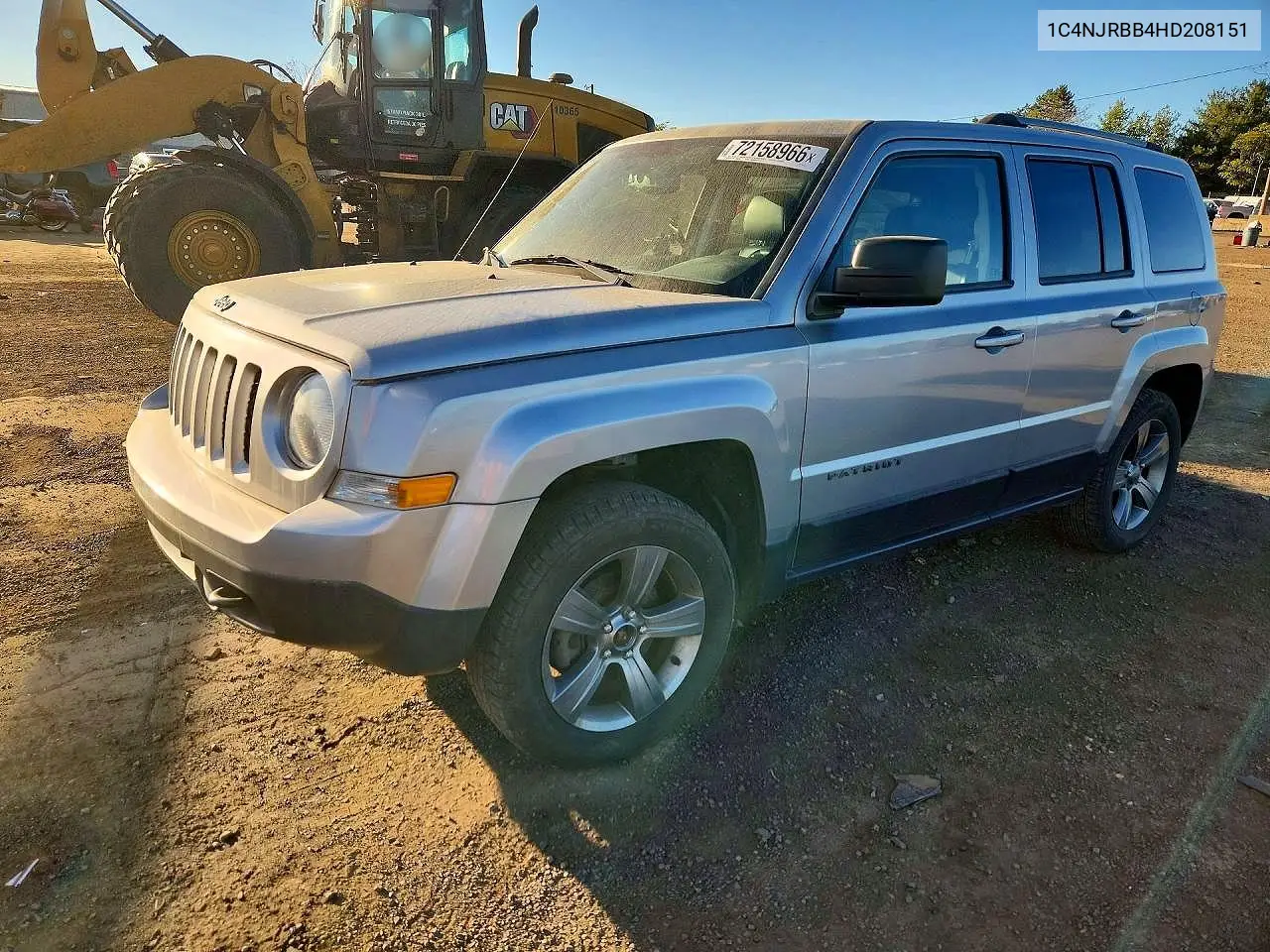 2017 Jeep Patriot Sport VIN 1C4NJRBB4HD208151 фото 1