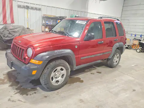 1J4GL48K67W647345 — 2007 Jeep Liberty, Задняя часть (Rear End), фото до ремонта