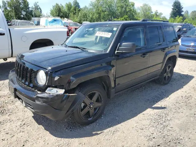 1C4NJRBB3ED821194 — 2014 Jeep Patriot Sport, Передняя часть (Front End), фото до ремонта