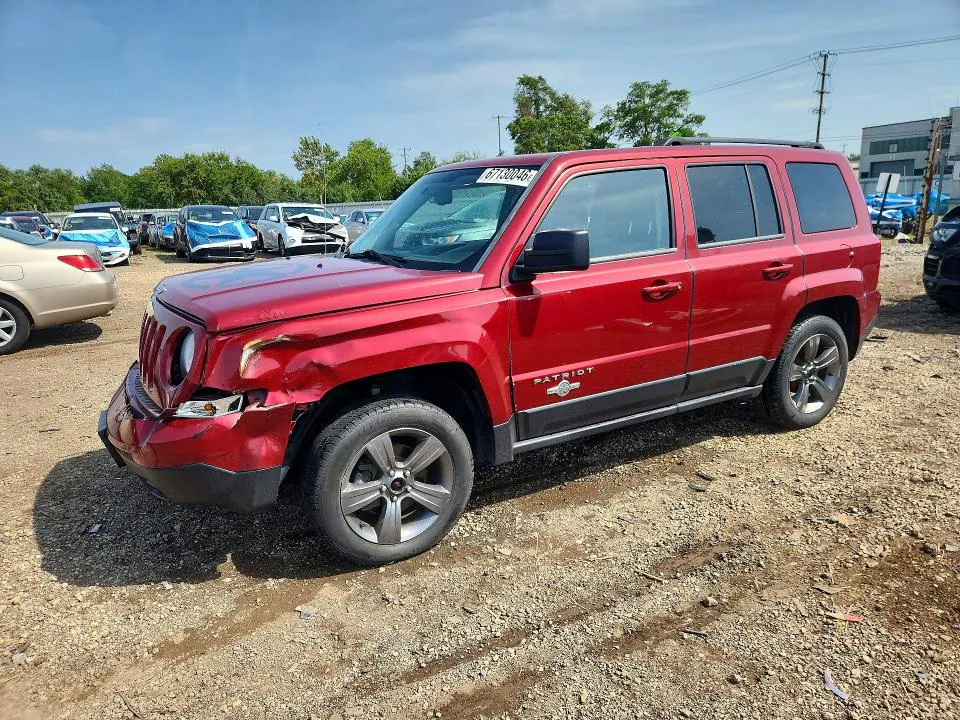 2014 JEEP PATRIOT VIN 1C4NJPFA5ED586044 фото 1