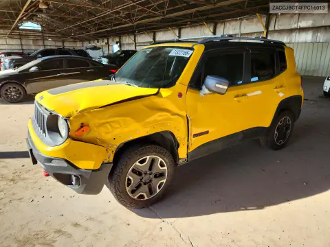 2015 Jeep Renegade Trailhawk VIN ZACCJBCT4FPC16013 фото 1