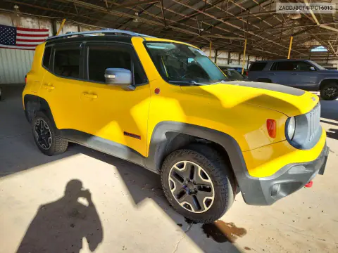 2015 Jeep Renegade Trailhawk VIN ZACCJBCT4FPC16013 фото 4