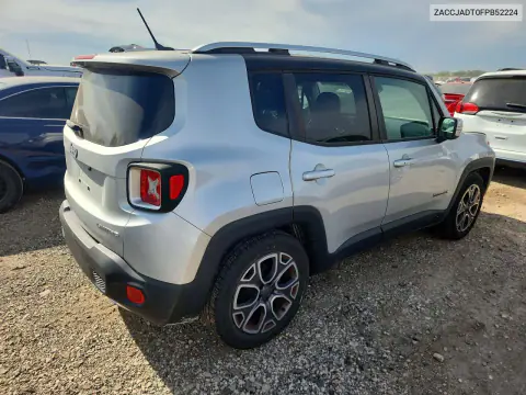 2015 Jeep Renegade Limited VIN ZACCJADT0FPB52224 фото 3