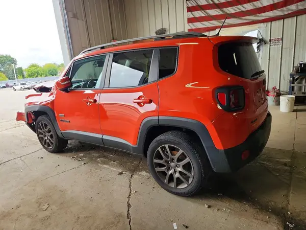 2016 JEEP RENEGADE VIN ZACCJBBT5GPC96070 фото 2