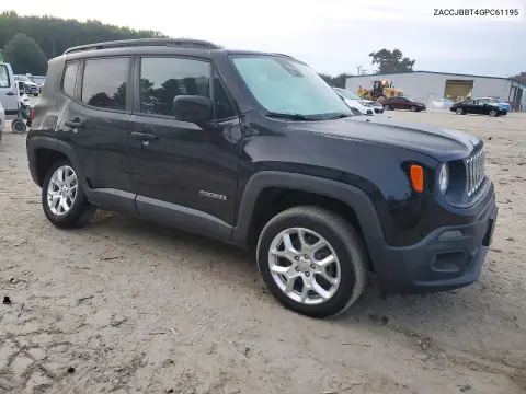 2016 Jeep Renegade Latitude VIN ZACCJBBT4GPC61195 фото 4