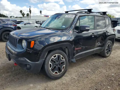 ZACCJBCT1GPD01358 — 2016 Jeep Renegade, Сторона, фото до ремонта