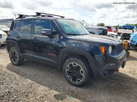 2016 Jeep Renegade VIN ZACCJBCT1GPD01358 фото 4