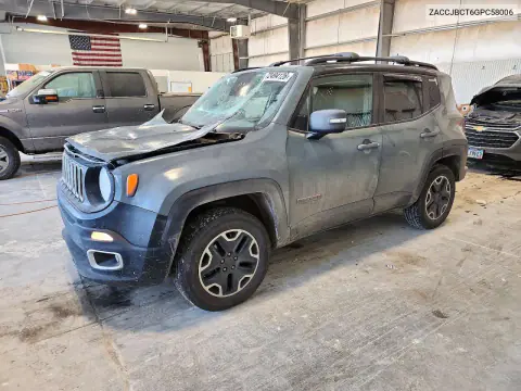 ZACCJBCT6GPC58006 — 2016 Jeep Renegade, Передняя часть, фото до ремонта