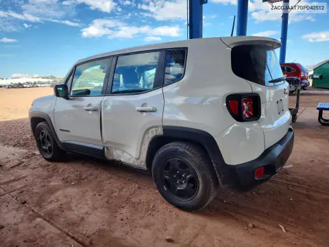 2016 Jeep Renegade Sport VIN ZACCJAAT7GPD42512 фото 2