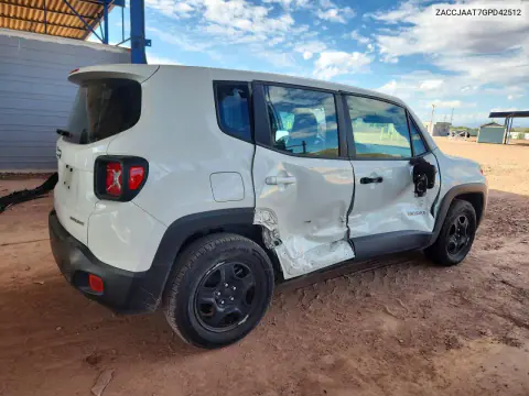 2016 Jeep Renegade Sport VIN ZACCJAAT7GPD42512 фото 3