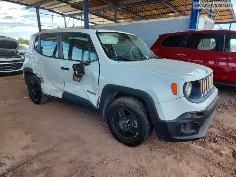 2016 Jeep Renegade Sport VIN ZACCJAAT7GPD42512 фото 4