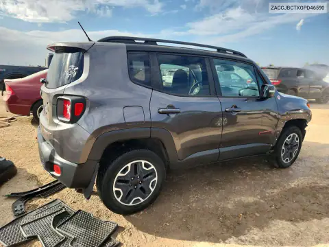 ZACCJBCTXGPD46590 — 2016 Jeep Renegade, фото 3 с аукциона Copart, Передняя часть