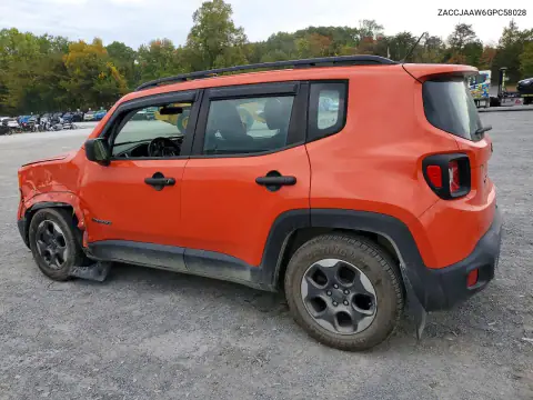 ZACCJAAW6GPC58028 — 2016 Jeep Renegade, фото 2 с аукциона Copart 19.10.2026, Передняя часть