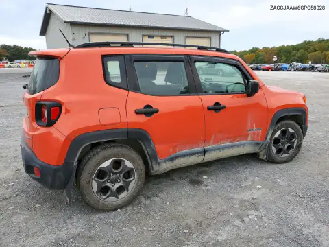 ZACCJAAW6GPC58028 — 2016 Jeep Renegade, фото 3 с аукциона Copart 19.10.2026, Передняя часть