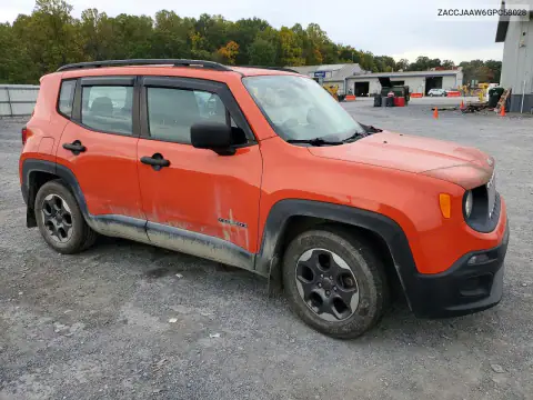 ZACCJAAW6GPC58028 — 2016 Jeep Renegade, фото 4 с аукциона Copart 19.10.2026, Передняя часть