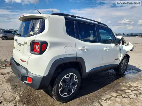 ZACCJBCT5GPC59745 — 2016 Jeep Renegade, фото 3 с аукциона Copart, Передняя часть