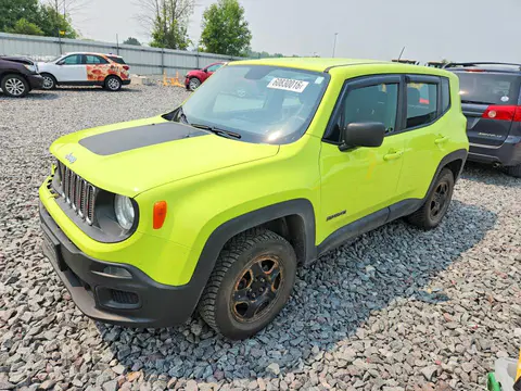 ZACCJBAB0HPE89849 — 2017 Jeep Renegade, Передняя часть (Front End), фото до ремонта
