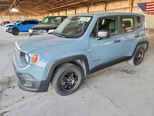 ZACCJAAH0HPG12306 — 2017 Jeep Renegade, Задняя часть (Rear End), фото до ремонта