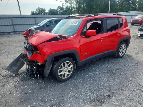 ZACCJABB6HPG18525 — 2017 Jeep Renegade, Передняя часть (Front End), фото до ремонта