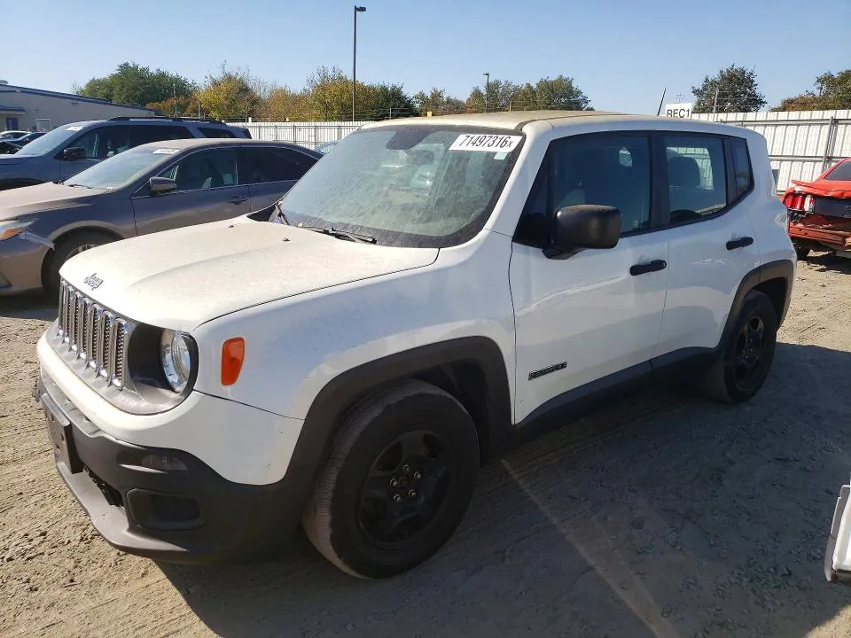 2017 Jeep Renegade VIN ZACCJAAB9HPG07343 фото 1