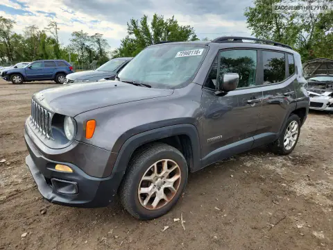 ZACCJBBB1HPE79197 — 2017 Jeep Renegade, Мелкие вмятины и царапины, фото до ремонта