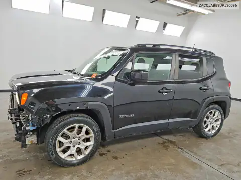 ZACCJABB8JPJ30096 — 2018 Jeep Renegade, Передняя часть, фото до ремонта