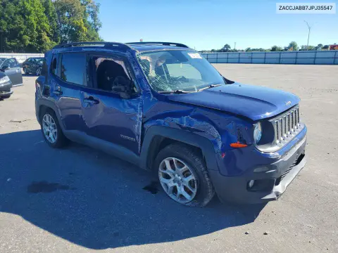 2018 Jeep Renegade Latitude VIN ZACCJABB7JPJ35547 фото 4
