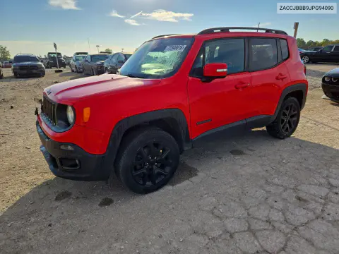 ZACCJBBB9JPG94090 — 2018 Jeep Renegade, Передняя часть, фото до ремонта