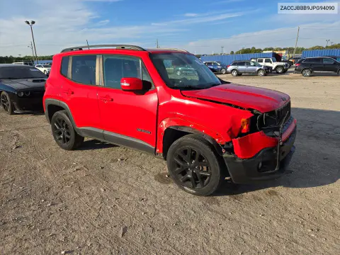 2018 Jeep Renegade Latitude VIN ZACCJBBB9JPG94090 фото 4