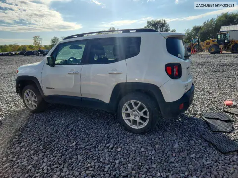 2019 Jeep Renegade Latitude VIN ZACNJBB16KPK03621 фото 2