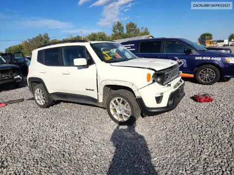 2019 Jeep Renegade Latitude VIN ZACNJBB16KPK03621 фото 4