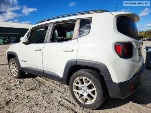 2019 Jeep Renegade Latitude VIN ZACNJBBB1KPJ74392 фото 2