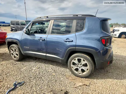 2020 Jeep Renegade Limited VIN ZACNJBD10LPL90336 фото 2