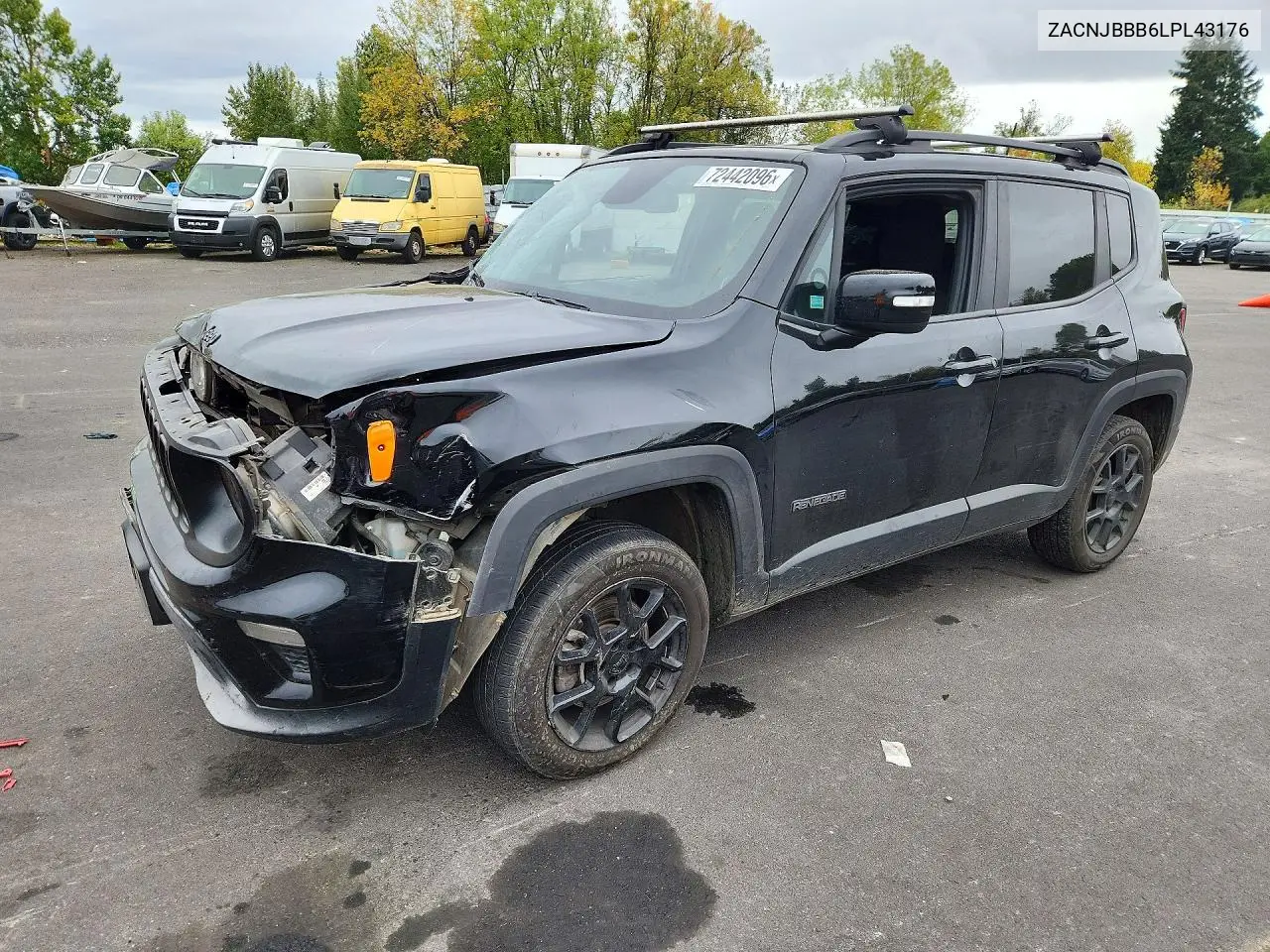 2020 Jeep Renegade Latitude VIN ZACNJBBB6LPL43176 фото 1