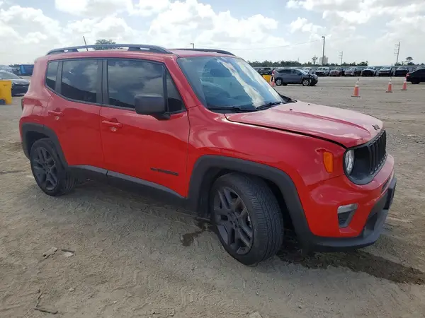 ZACNJCBB8MPM51693 — 2021 Jeep Renegade, фото 4 с аукциона Copart, Передняя часть