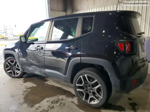 ZACNJDAB0MPN28435 — 2021 Jeep Renegade, фото 2 с аукциона Copart, Передняя часть