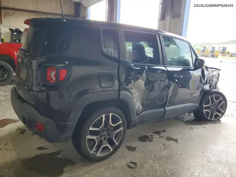 ZACNJDAB0MPN28435 — 2021 Jeep Renegade, фото 3 с аукциона Copart, Передняя часть