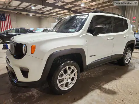 2022 Jeep Renegade Latitude VIN ZACNJDB16NPN61236 фото 1