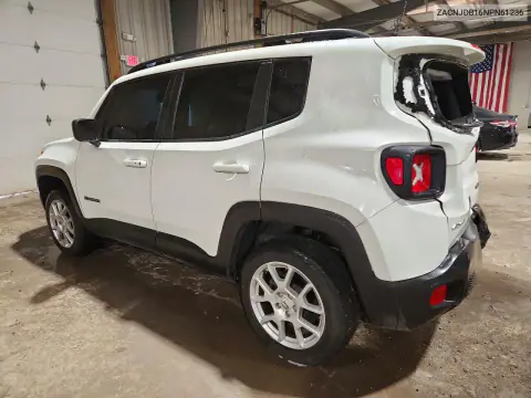 2022 Jeep Renegade Latitude VIN ZACNJDB16NPN61236 фото 2