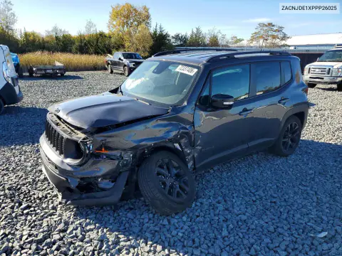 ZACNJDE1XPPP26025 — 2023 Jeep Renegade, Передняя часть, фото до ремонта