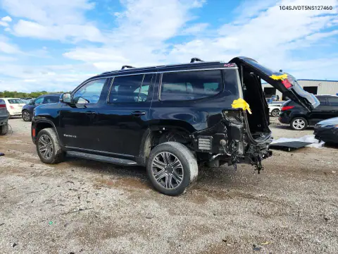 1C4SJVDT5NS127460 — 2022 Jeep Wagoneer, фото 2 с аукциона Copart, Задняя часть