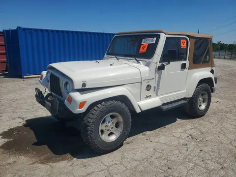 1J4FA59S0YP773850 — 2000 Jeep Wrangler / TJ, Передняя часть (Front End), фото до ремонта