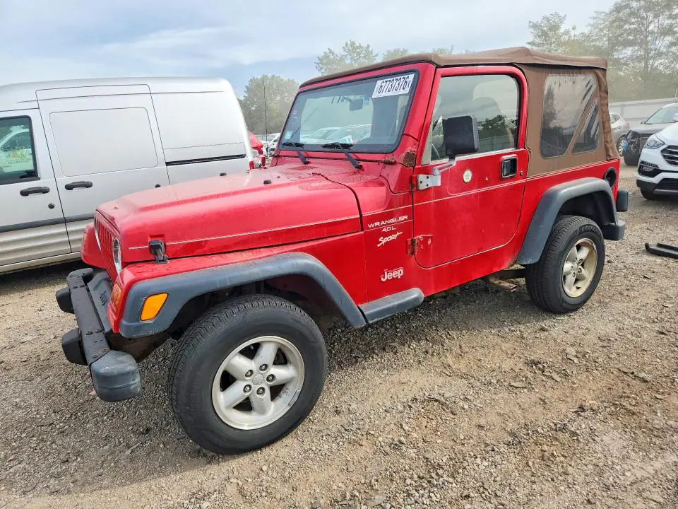1J4FA49S8YP799445 Jeep Wrangler / TJ 2000 — повреждение Естественный износ, фото до ремонта
